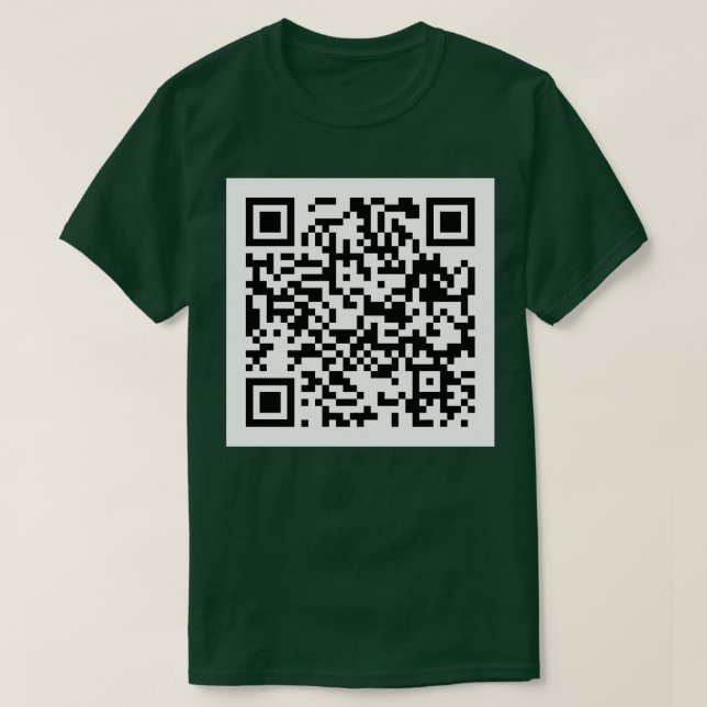 Camiseta Rick Roll de código QR Mug (Frente do Design)