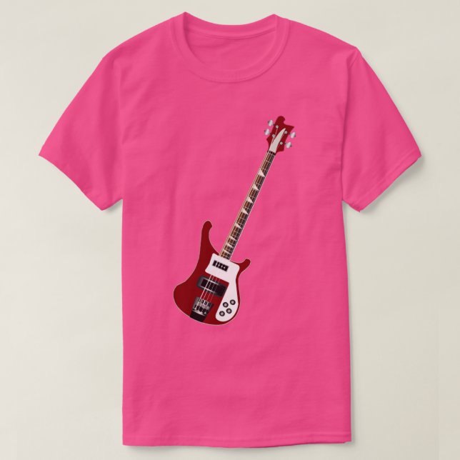 Camiseta Rickenbacker BASS Guitar (Frente do Design)