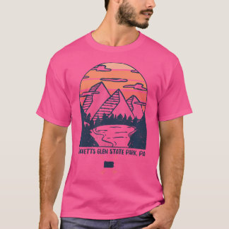 Camiseta Rickets Glen State Park Pensilvânia Camping Hiki
