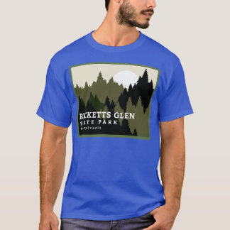 Camiseta Rickets Glen State Park Pensilvânia Forest Sunri