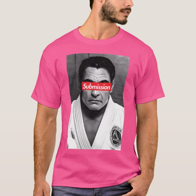 Camiseta Rickson Gracie Bjj brasileiro Jiu-Jitsu (Frente)