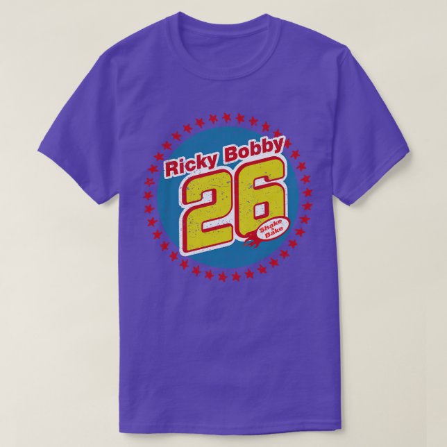 Camiseta Ricky Bobby 26 Shake Assar (Frente do Design)