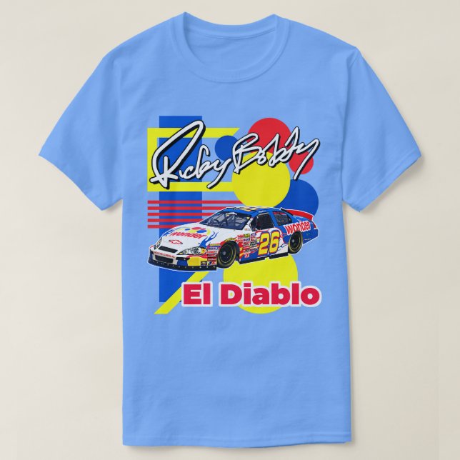 Camiseta Ricky Bobby Ricky Bobby El Diablo SHAKE E ASSAR (Frente do Design)