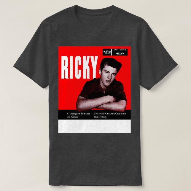 Camiseta Ricky Nelson (Frente do Design)