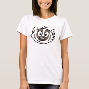 Camiseta Ricky Raccoon Face de Badger Boomer