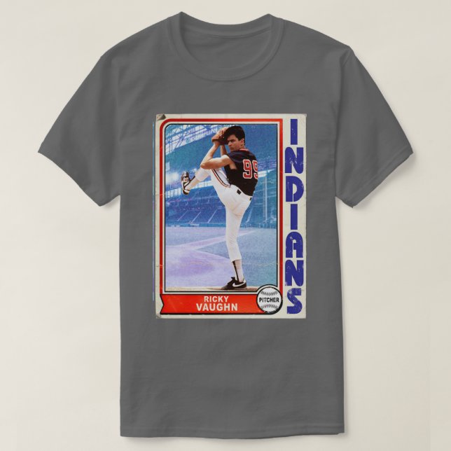 Camiseta Ricky Wild Vaughn Retro Trading (Frente do Design)