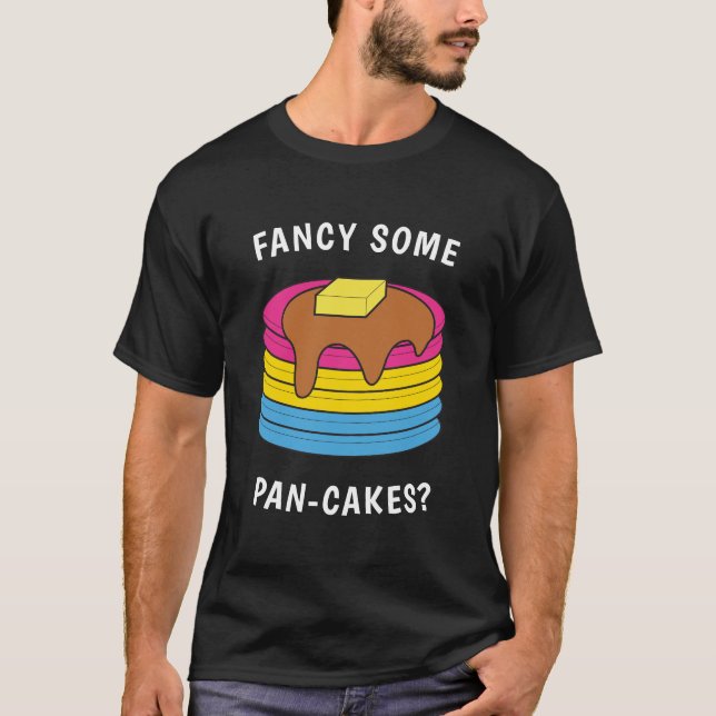 Camiseta Rico Algum Orgulho Pansexual LGBTQ Engraçado (Frente)