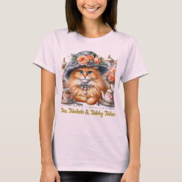Camiseta Rico Cat Tea Party