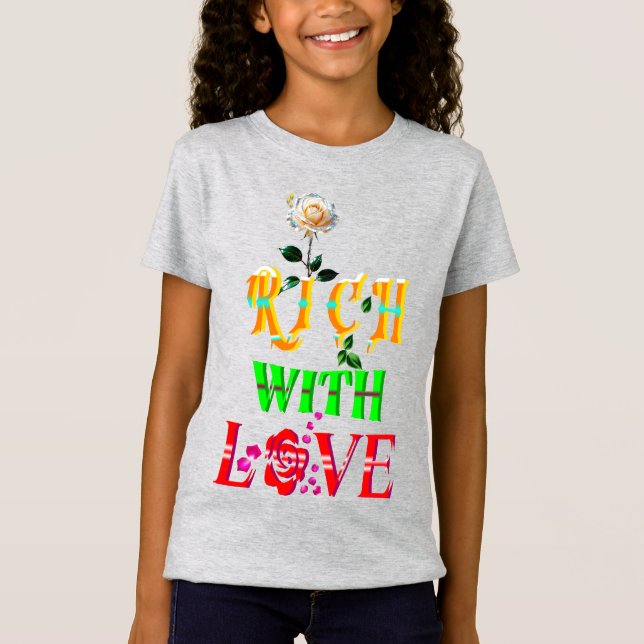 Camiseta Rico Com Amor (Frente)
