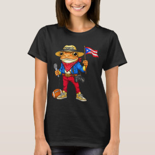 Camiseta Rico coqui sapo rua música futebolPuerto