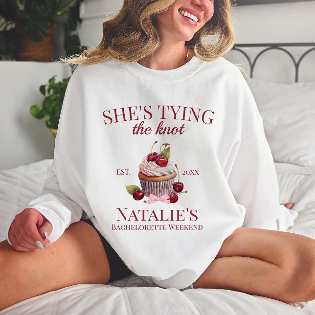 Camiseta Rico de Bolo de Cereja, Arco Rosa, Coquetética (Criador carregado)