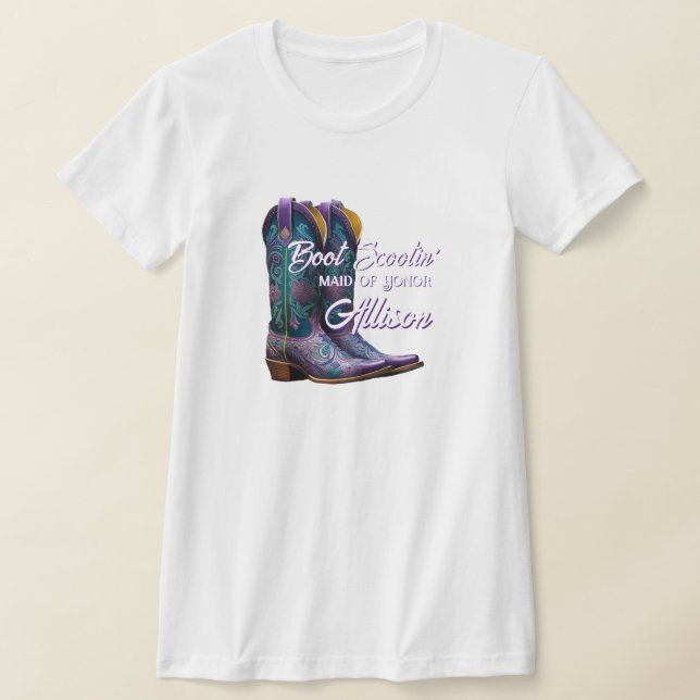Camiseta Rico de Bridesmaid Boots (Postura )