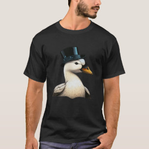 Camiseta Rico de Visto do Pato - Chapéu Superior