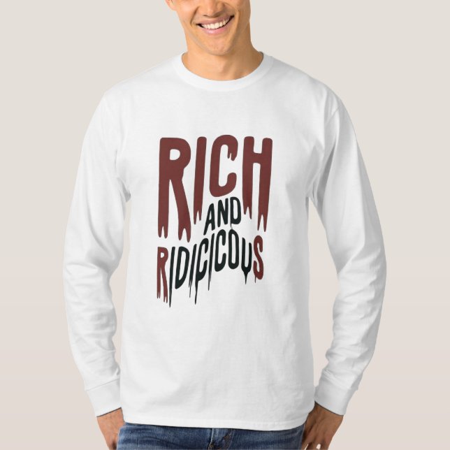 Camiseta Rico e Ridículo (Frente)