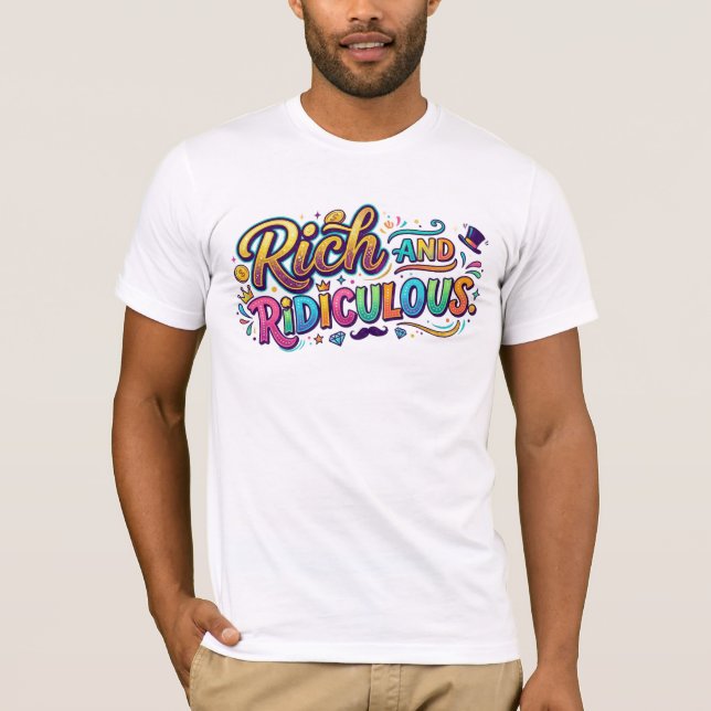 Camiseta Rico e Ridículo (Frente)