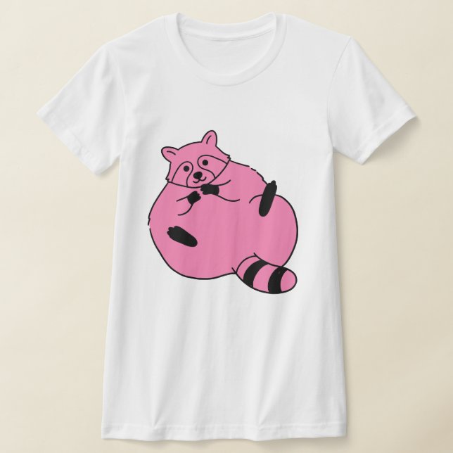 Camiseta rico Guaxinim (Postura )
