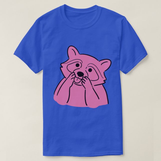 Camiseta rico Guaxinim (Frente do Design)