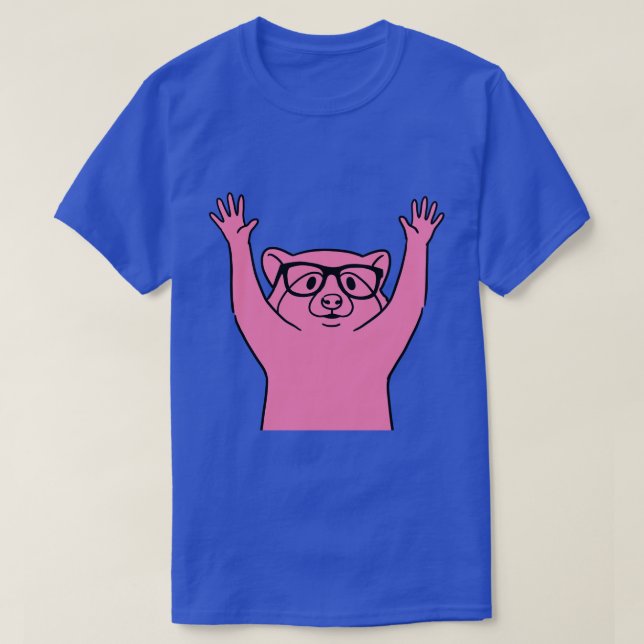 Camiseta rico Guaxinim (Frente do Design)