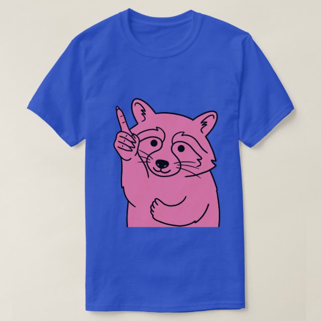 Camiseta rico Guaxinim (Frente do Design)