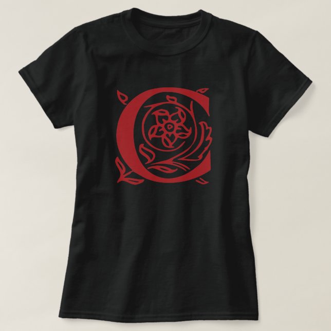 Camiseta Rico - Letra C (Frente do Design)