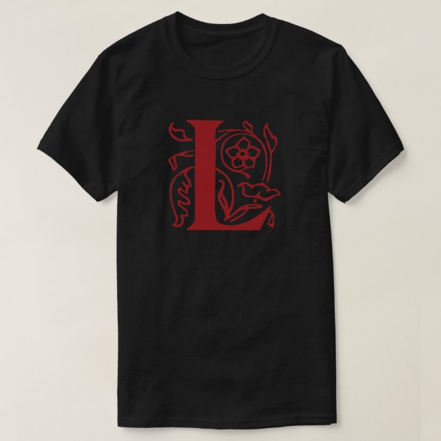 Camiseta Rico - Letra L (Frente do Design)