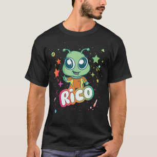 Camiseta RICO - Nome de Menino Bonito com Alienígena Boniti