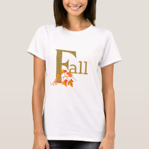 Camiseta Rico Xadrez Fall Word Art