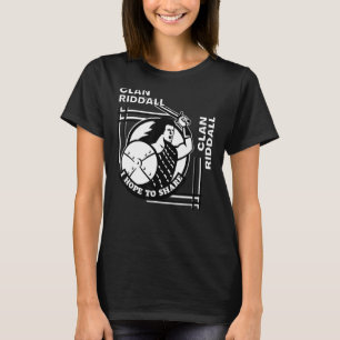 Camiseta Riddall Clan Gaelic Motto Swordsman