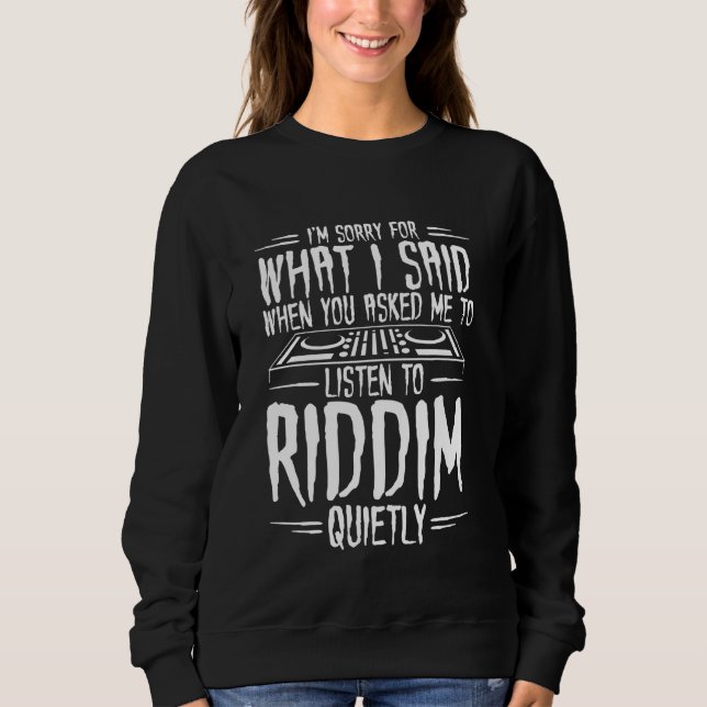 Camiseta Riddim Music - EDM Rave - Riddim Dubstep (Frente)