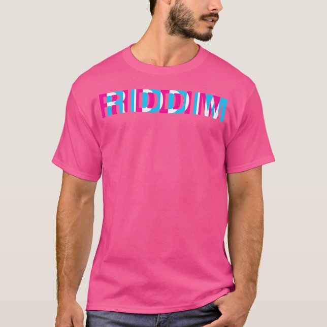 Camiseta Riddim Music Optical Illusion Trippy Edm Ra (Frente)