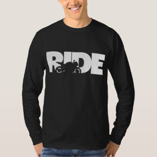 Camiseta Ride Bike Design Motorcycle Biker Life