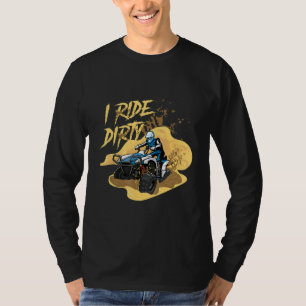 Camiseta Ride Dirty Quad Rider Atv Esportes Extreme Offload