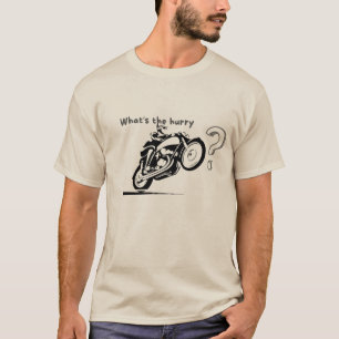 Camiseta "Ride Easy" O que é o Tee Rápido Biker