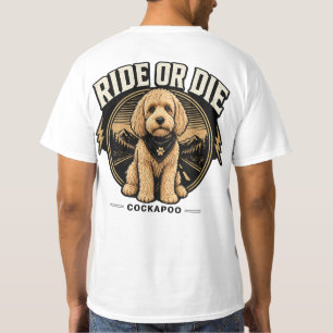 Camiseta Ride or Die Cockapoo – Presente para dono