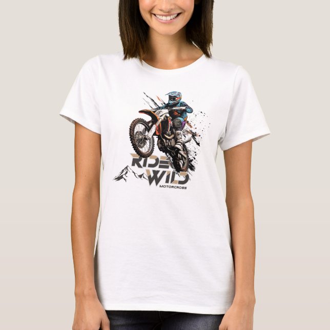 Camiseta Ride Wild | Mulheres (Frente)
