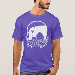 Camiseta Rider and Horse Bond Floral Circular Retro
