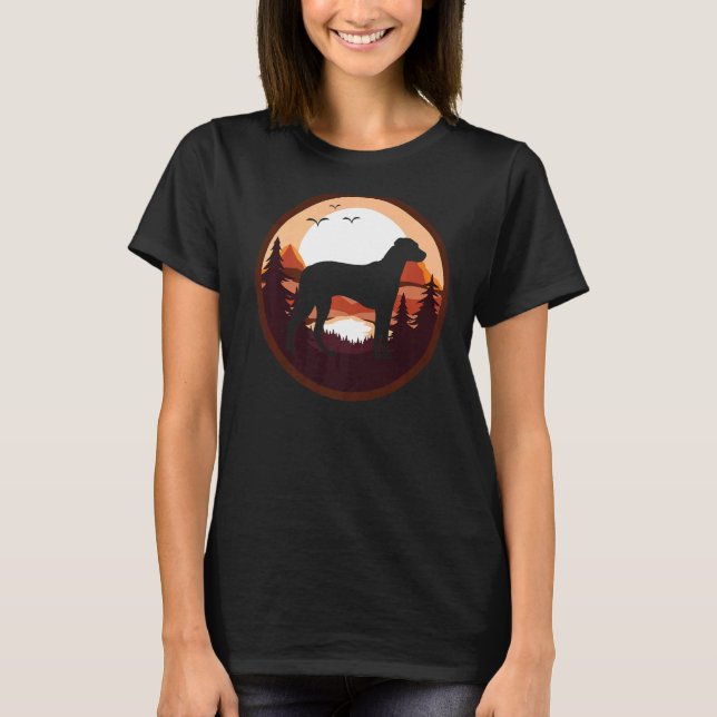 Camiseta Ridgeback Cão Retro 2 (Frente)