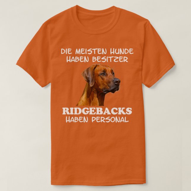 Camiseta Ridgeback Dog Lover (Frente do Design)
