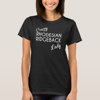 Camiseta Ridgeback louca da Rodésia