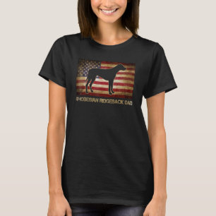 Camiseta Ridgeback Pai Vintage American Flag Patr