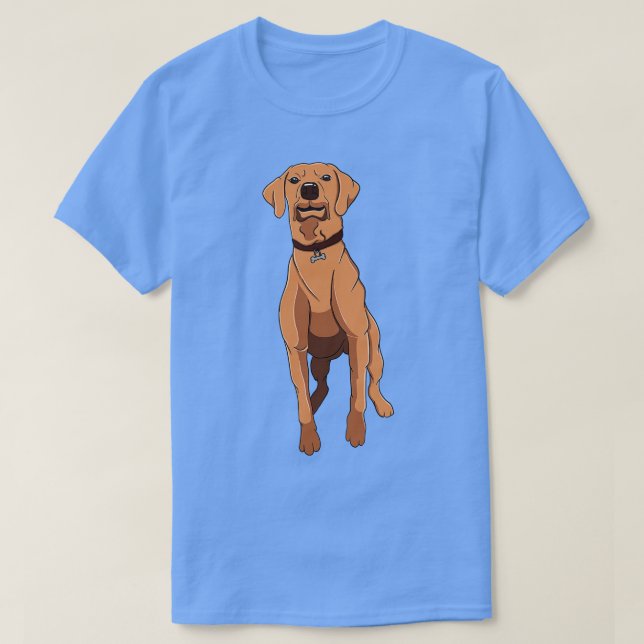 Camiseta Ridgeback Rhodesian Cão 1 (Frente do Design)