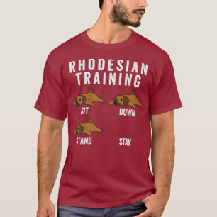 Camiseta Ridgeback Ridgeback Treinando Cão Premium
