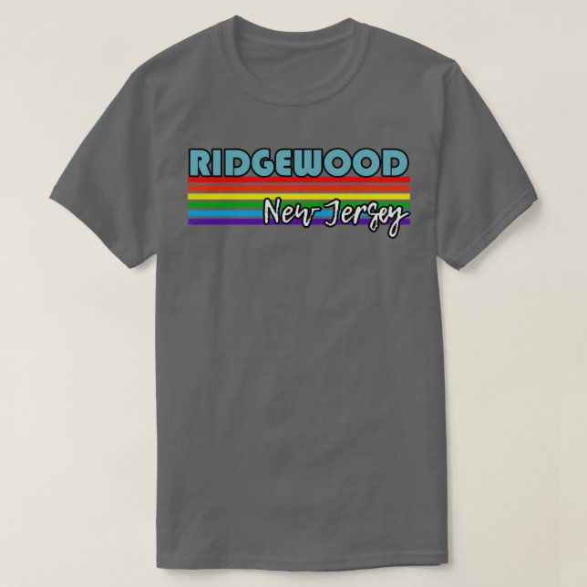 Camiseta Ridgewood New Jersey Pride Ridgewood LGBT Gift LG (Frente do Design)