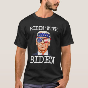 Camiseta Ridin Com Biden Vote Pro Joe Biden Para Presidente