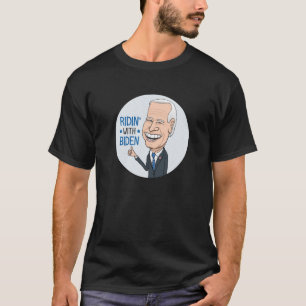 Camiseta Ridin' Com O Apoiante Biden Joe Biden