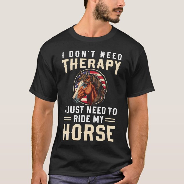 Camiseta Riding Rider Horse Girl Show Jumping retro (Frente)