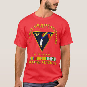 Camiseta rier Air Wing Seventeen Vietnam Veteran w VN SVC