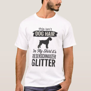 Camiseta Riesenschnauzer Brilho Design Divertido Amante de 
