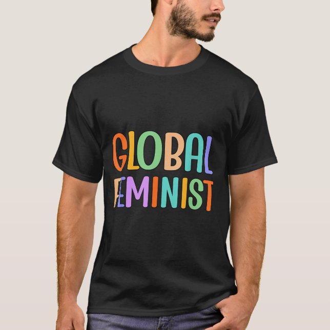 Camiseta Rig de Igualdade Feminista Global de Empoderamento (Frente)