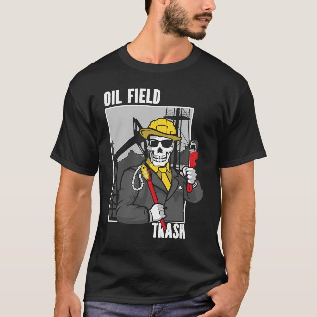 Camiseta Rig Life Oilfield Worker Oilfielder OilRig Oilfiel (Frente)